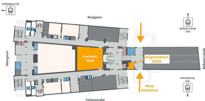 map of the building